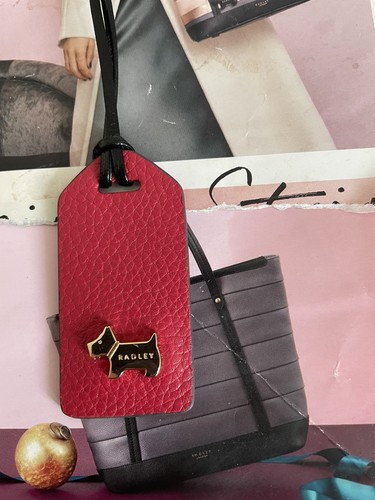 Radley leather ruby red dog - leather,