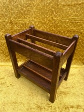 Antique Oak Umbrella Stick Stand Vintage In Good Condition