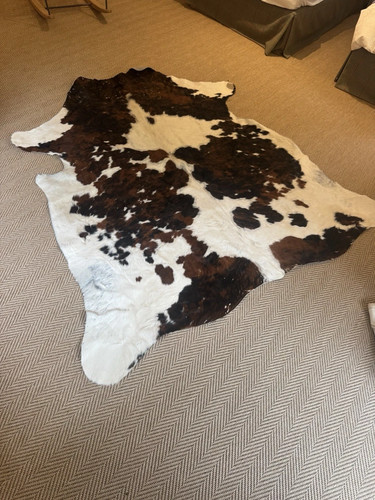 Real cow hide rug - hide,