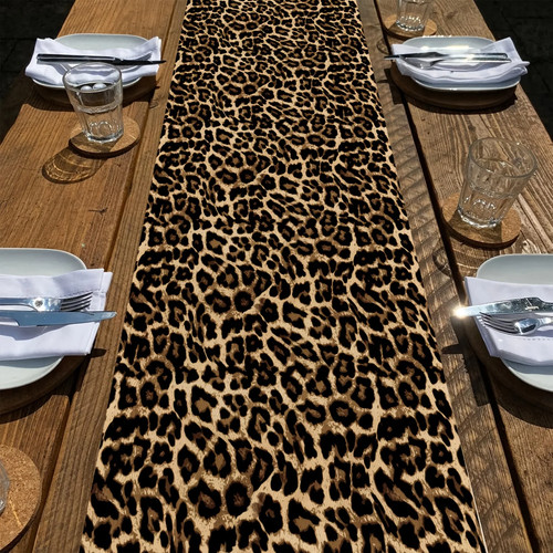 Luxurious leopard print table - luxurious,