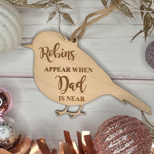 Robin personalised wooden - robin,