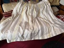 laura ashley awning stripe Camomile/ Lemon curtains 54”L x 213”w Extra Wide