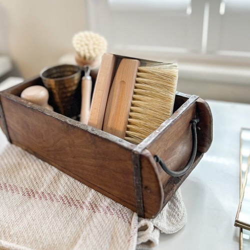 Wooden mango wood storage box - wood,