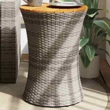 Garden Side Table Drum Shape