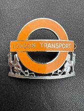 OBSOLETE London Transport Underground Tube Inspector Enamel Cap Hat Lapel Badge