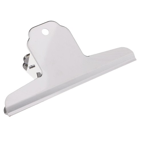 Silver tone metal bulldog - metal,