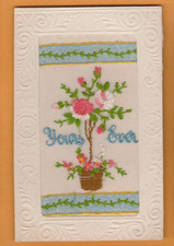 WW1 Embroidered Silk