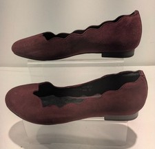 Women's MARKS & SPENCERS Red Leather Shoes, UK 6 EU 39, CG T04