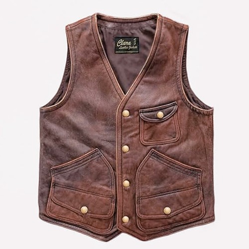 Mens waistcoat real genuine - waistcoat,
