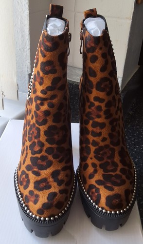 Leopard print boots women size - women,