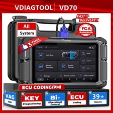VDIAGTOOL VD70 All System Car Diagnostic Tool Key Programming ECU Coding Scanner