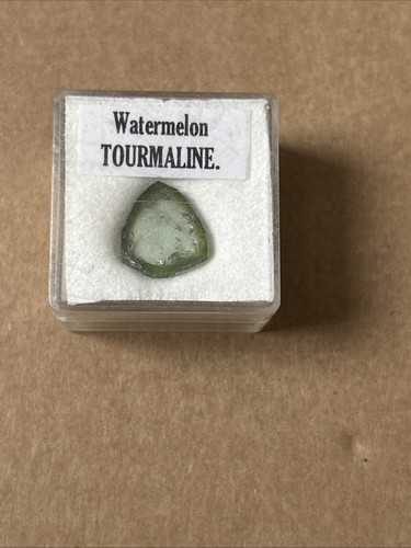 Watermelon tormaline crystal - tormaline,