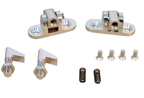 Chrome hood hold down latches - chrome,
