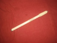 Bluemels vintage bicycle bike pump white featherweight