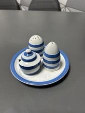 Vintage Blue & White Striped