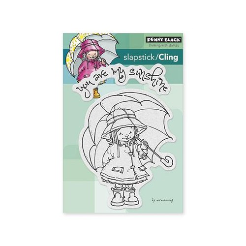 Penny black cling - cling, rubber