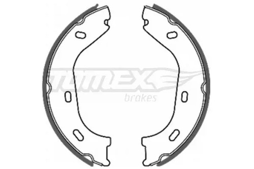 Brake shoes rear axle - shoes, 20-36