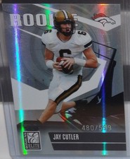 2006 Donruss Elite JAY CUTLER (Broncos) Rookie Card #162  480/599