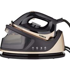 Tower T22023GLD CeraGlide 2700 Watt Steam Generator Iron Black