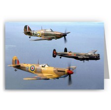 Lancaster Spitfire & Hurricane