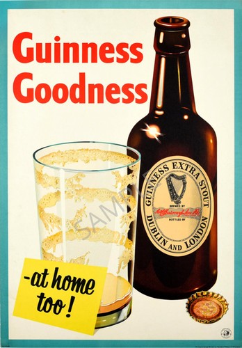 Vintage poster guinness drink - guinness,