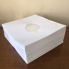 200 Premium 12" Poly Lined White Paper Inner Sleeves Vinyl Records CHEAPEST EBAY