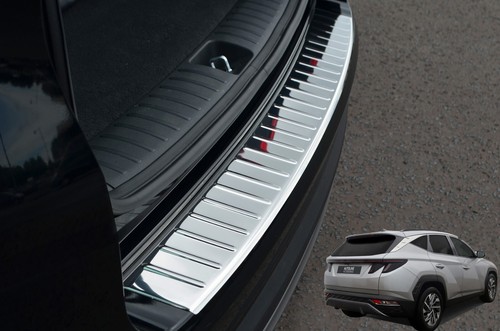 Chrome rear bumper protector - chrome,