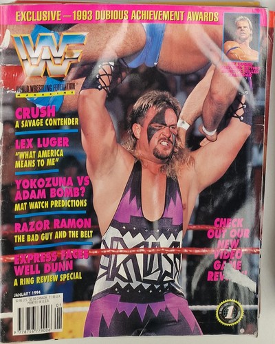 Wwf magazine january - magazine, 1994