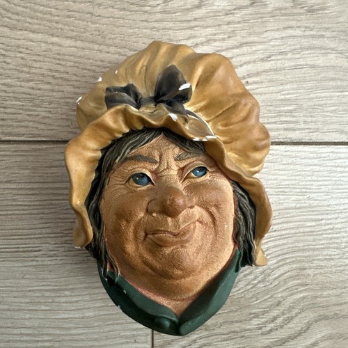 Bossons chalkware heads - bossons, sarah