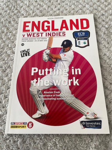 Cricket programme england - cricket,