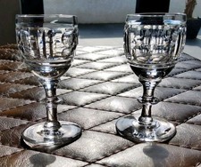 2 x Small Cut Crystal Liquor