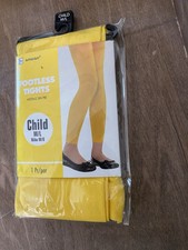 New Yellow Footless Tights