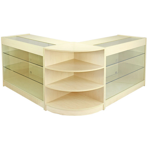 Shop counter retail maple - retail,