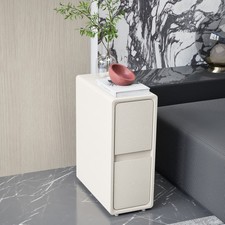 Slim Bedside Table Cabinet