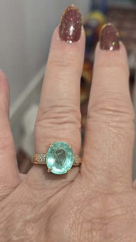 18ct paraiba tourmaline - tourmaline, ring