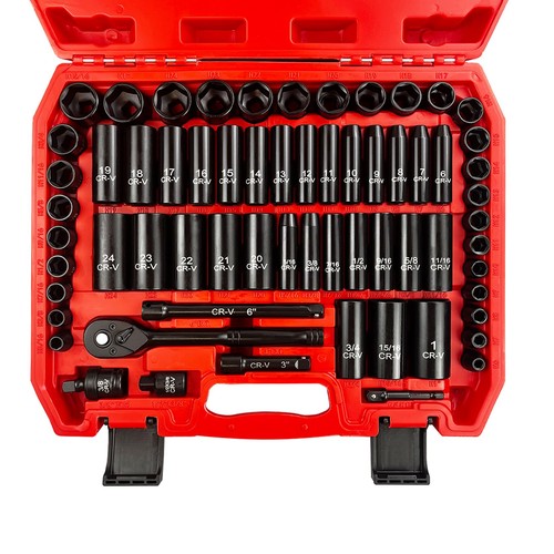 Eaceliy 64pc drive impact - 64pc, 3/8"