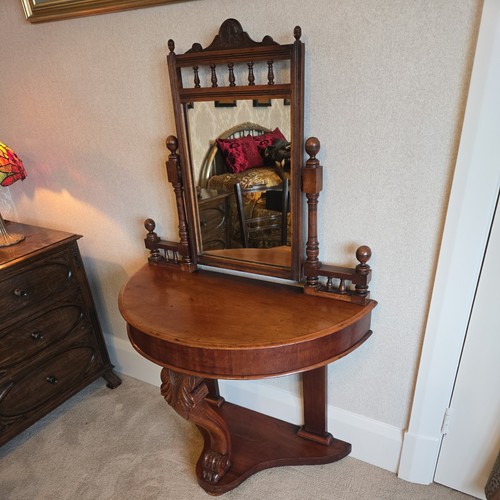 Large vintage antique demilune - vintage,