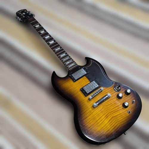 Epiphone flame top sunburst - flame,
