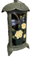 Garden Decor 27cm Cast Iron Outdoor Pagoda Hanging Lantern Tealight Candle Hold