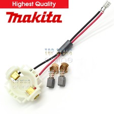 Genuine Makita BGA450 BGA452 DGA452 Brush Holder + Makita CB430 Carbon Brushes 