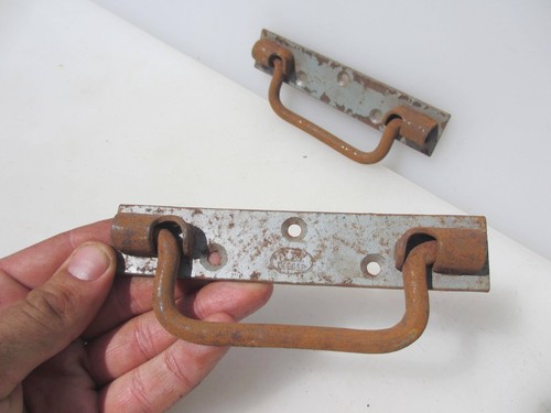 Vintage iron chest - iron,