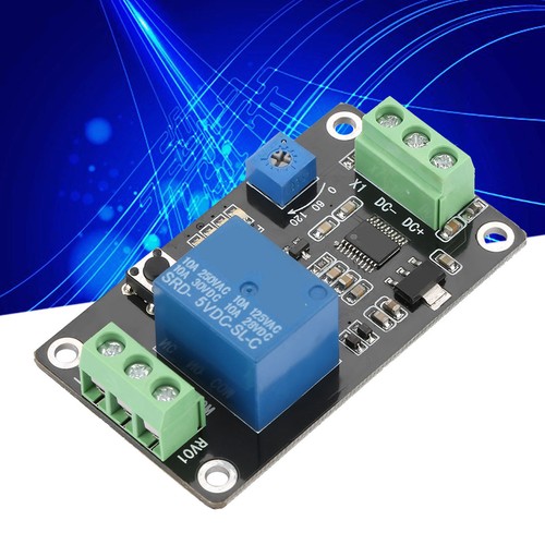 Delay timer relay - self, locking