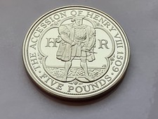 2009 Proof Henry VIII Five 5 Pound Coin Royal Mint