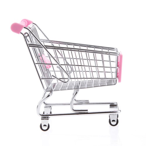 Mini hand push shopping cart - mini,