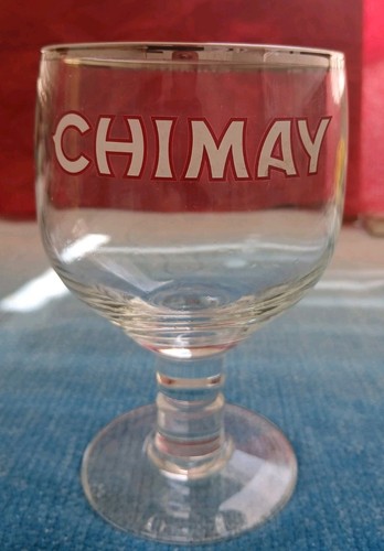 Chimay belgian beer goblet - chimay,