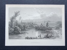 Antique 1830 print - Sheffield