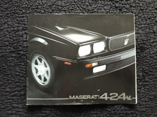 MASERATI 424V SALES BROCHURE 16 PAGES inc FOLD OUT PAGES