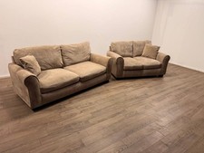 Taylor Beige Fabric Sofa Set