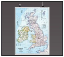 Map of Great Britain GB Large