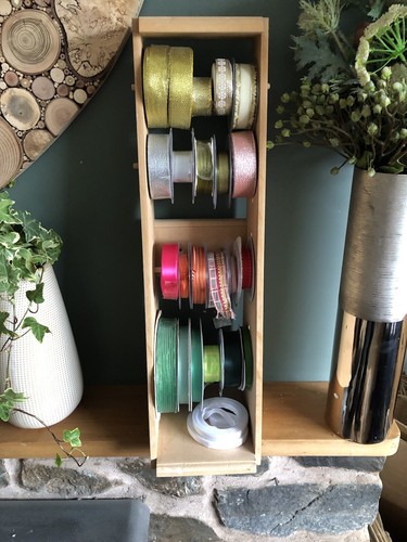Ribbon storage holder with - , all